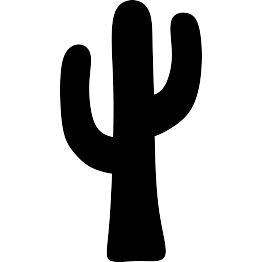 cactus clipart silhouette