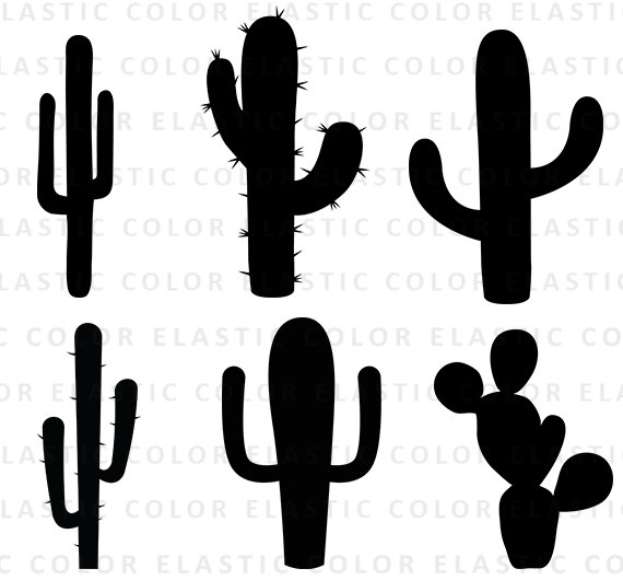 Cactus clipart silhouette, Cactus silhouette Transparent FREE for