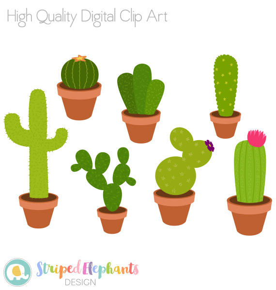 cactus clipart simple