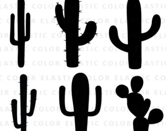 Monogram svg cute files. Cactus clipart texas