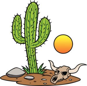 Cactus clipart texas. Desert dibujos para cantaros