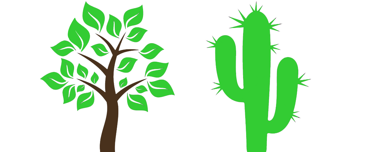 Clipart tree cactus. Gilbert trimming removal service