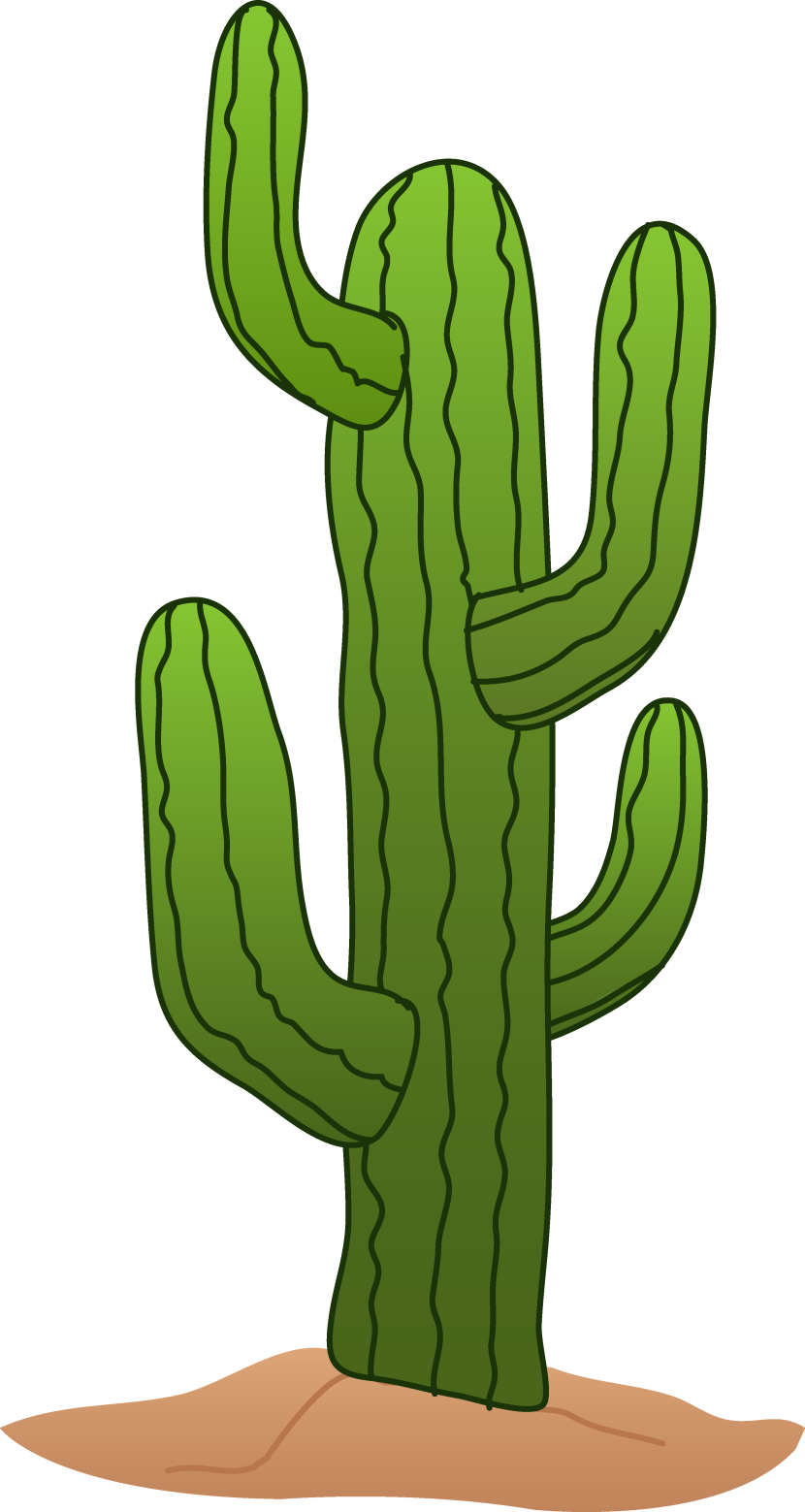 llama clipart cactus
