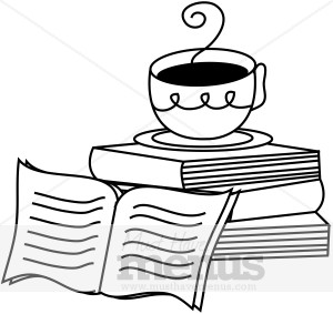 cafe clipart book