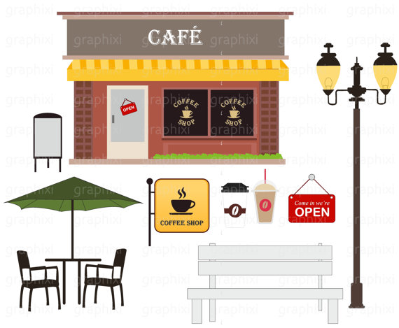 cafe clipart cafe store