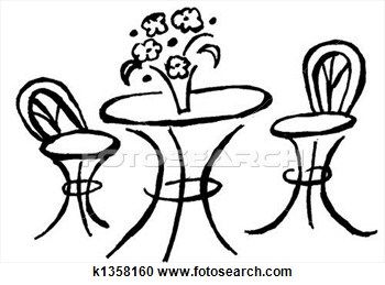 Clip art free catering. Cafe clipart cafe table