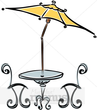 cafe clipart cafe table
