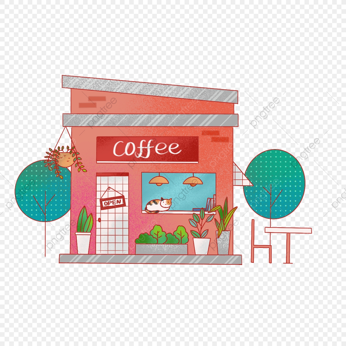 cafe clipart cute cafe