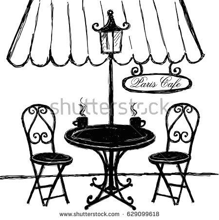 cafe clipart french cafe