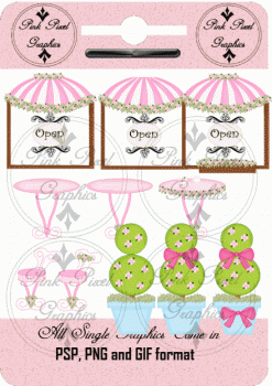 cafe clipart pink