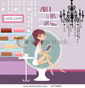 cafe clipart reading cafe
