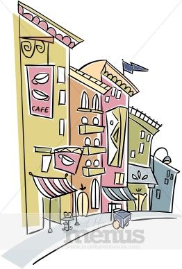 cafe clipart restaurant french