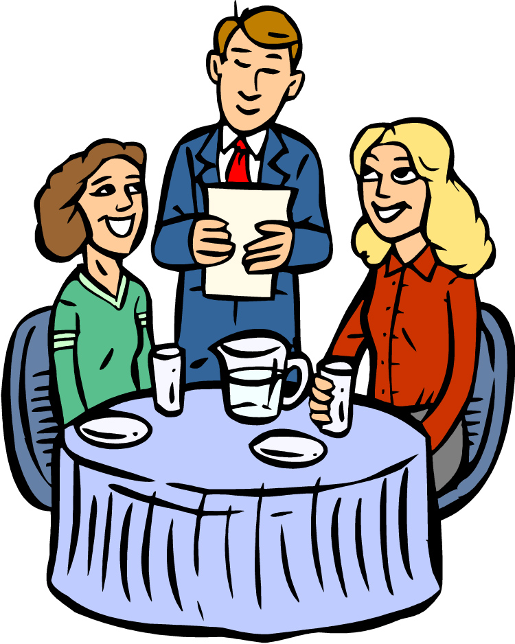 friends clipart dining