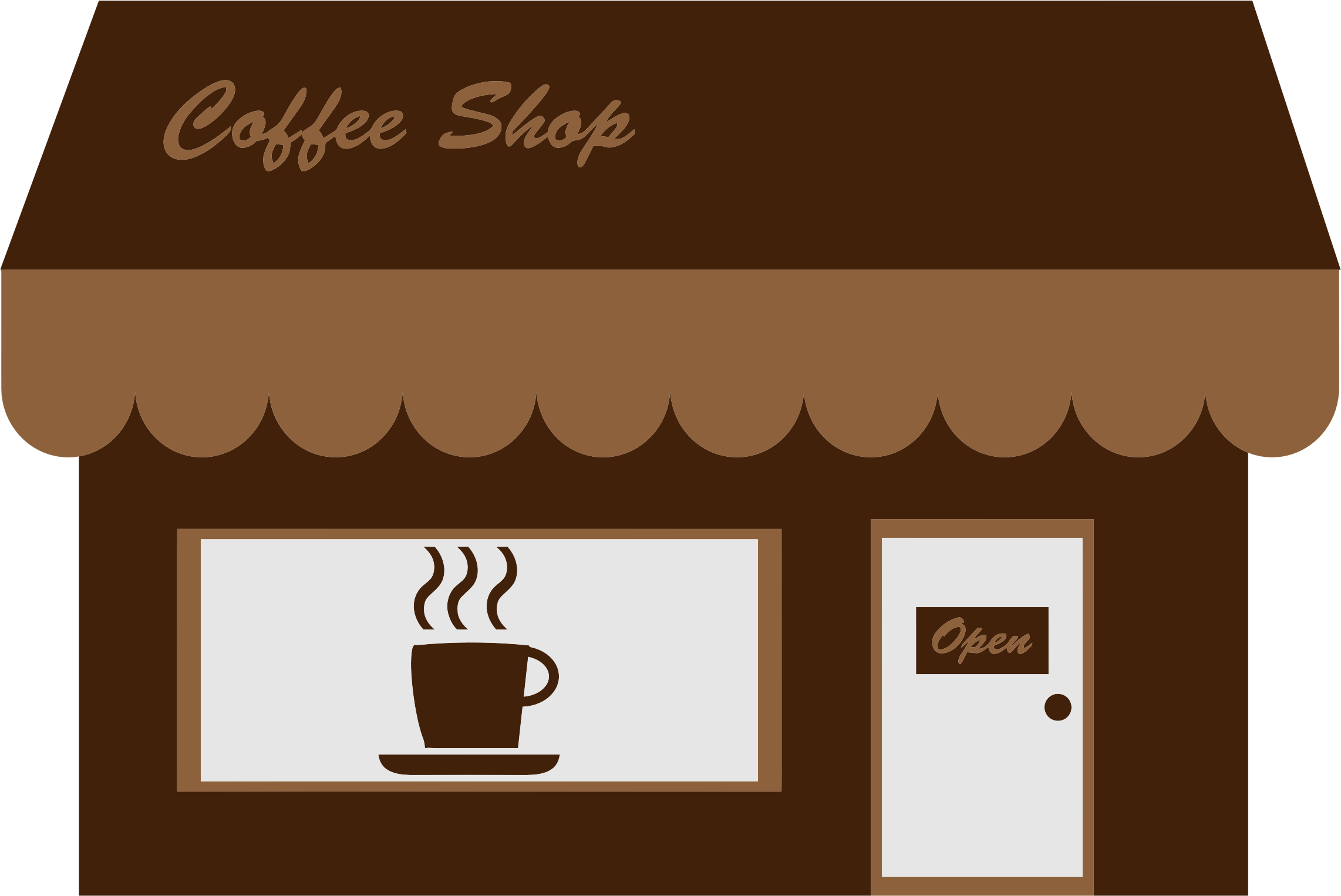 Download Cafe clipart storefront, Cafe storefront Transparent FREE ...