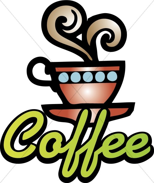 clipart coffee word