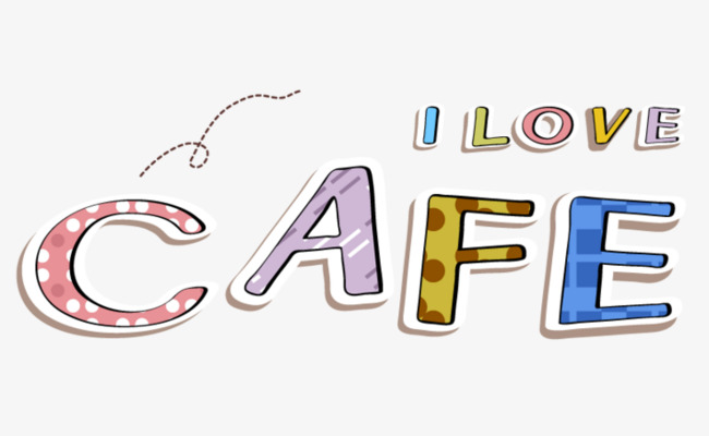 cafe clipart word