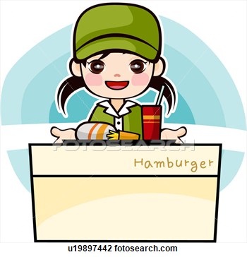 cafeteria clipart counter