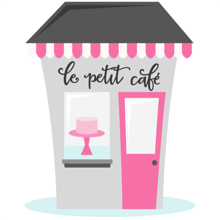 paris clipart cafe scene