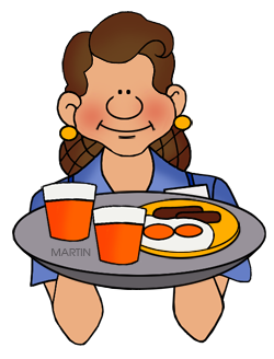 Cafeteria clipart food server.  collection of free