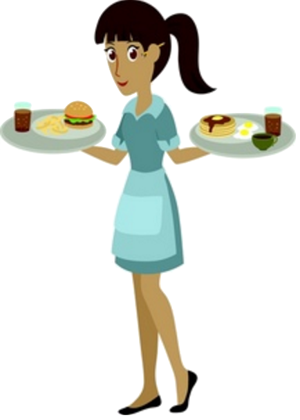 Images gallery for free. Cafeteria clipart food server