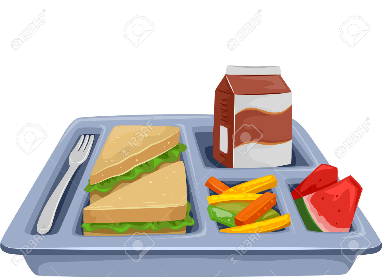 cafeteria clipart lunch plate