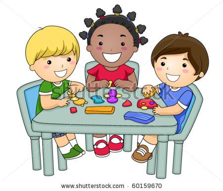 daycare clipart preschool small group