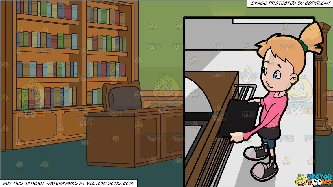 A female middle school. Cafeteria clipart room