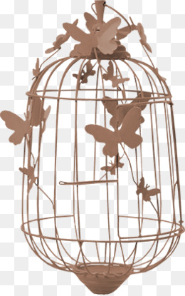 cage clipart butterfly