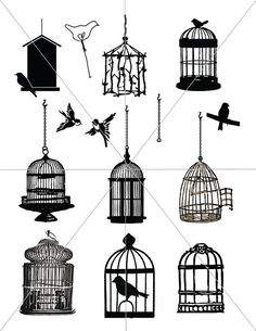 cage clipart butterfly