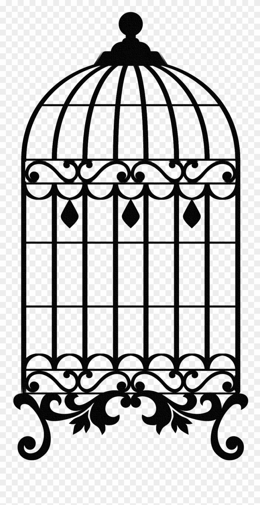 cage clipart medieval