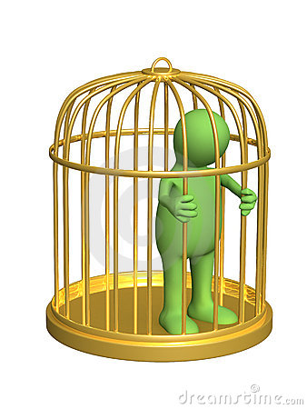 cage clipart person