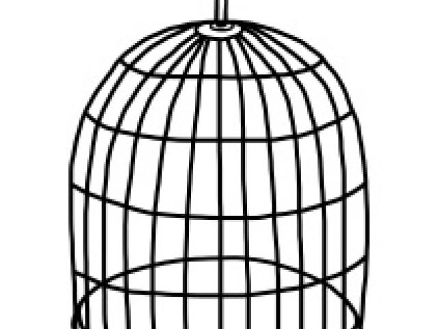 cage clipart sketch