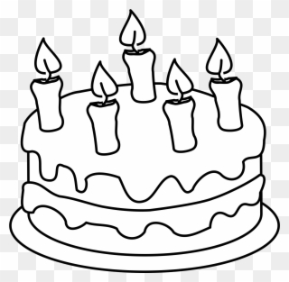 Cake clipart black and white. Free png clip art