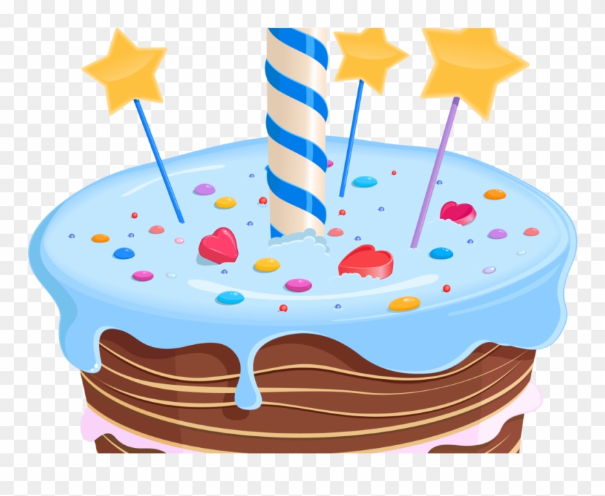 Birthday first png . Cake clipart fancy