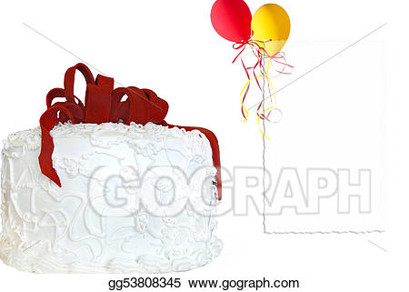 Drawing gg gograph. Cake clipart gift