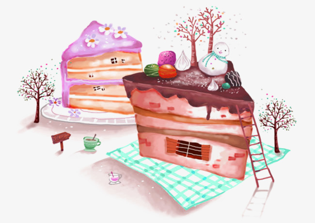 cake clipart house