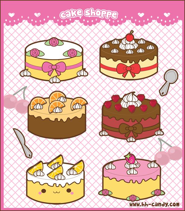 Cake clipart kawaii.  best aspco birthday