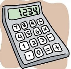 calculator clipart amount