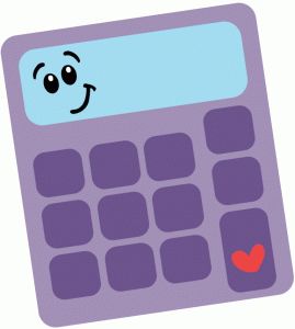  best images on. Calculator clipart cute