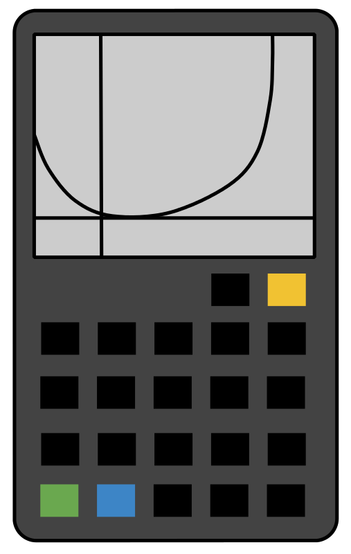 Calculator clipart graphing. Plus icon graphics yellow