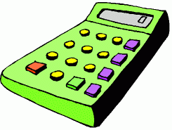 calculator clipart green