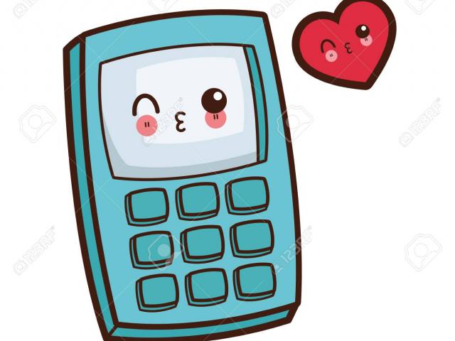 calculator clipart happy