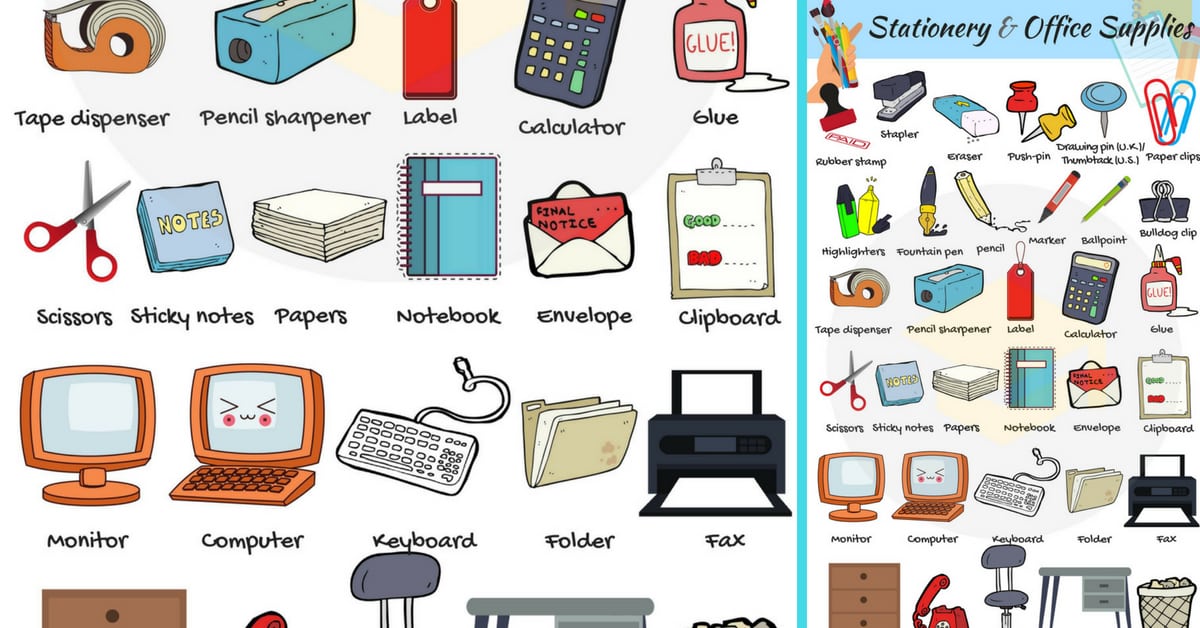 calculator clipart office items