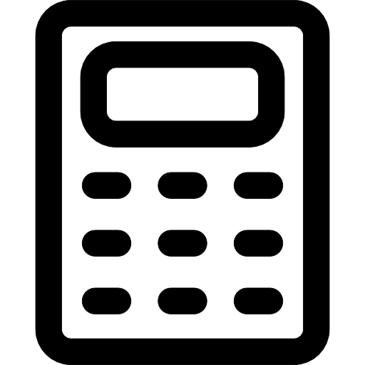 Calculator clipart outline. Icon page