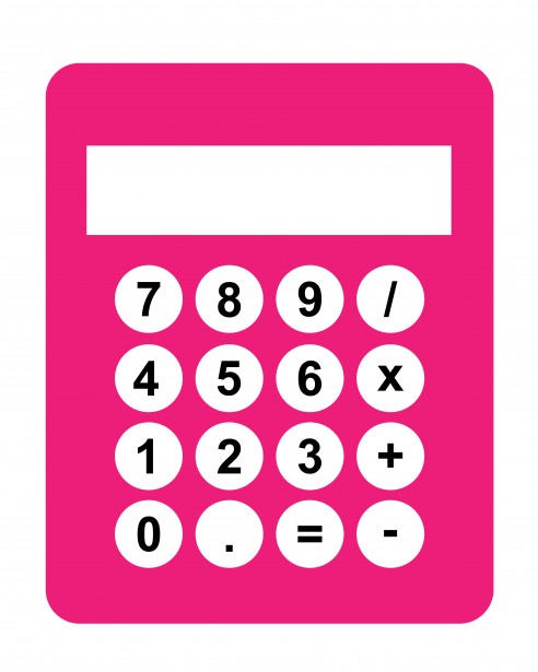Calculator clipart pink. Free stock photo public