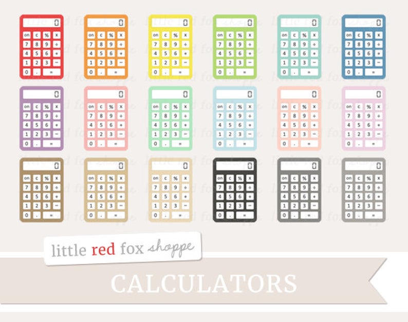 Math clip art office. Calculator clipart supply