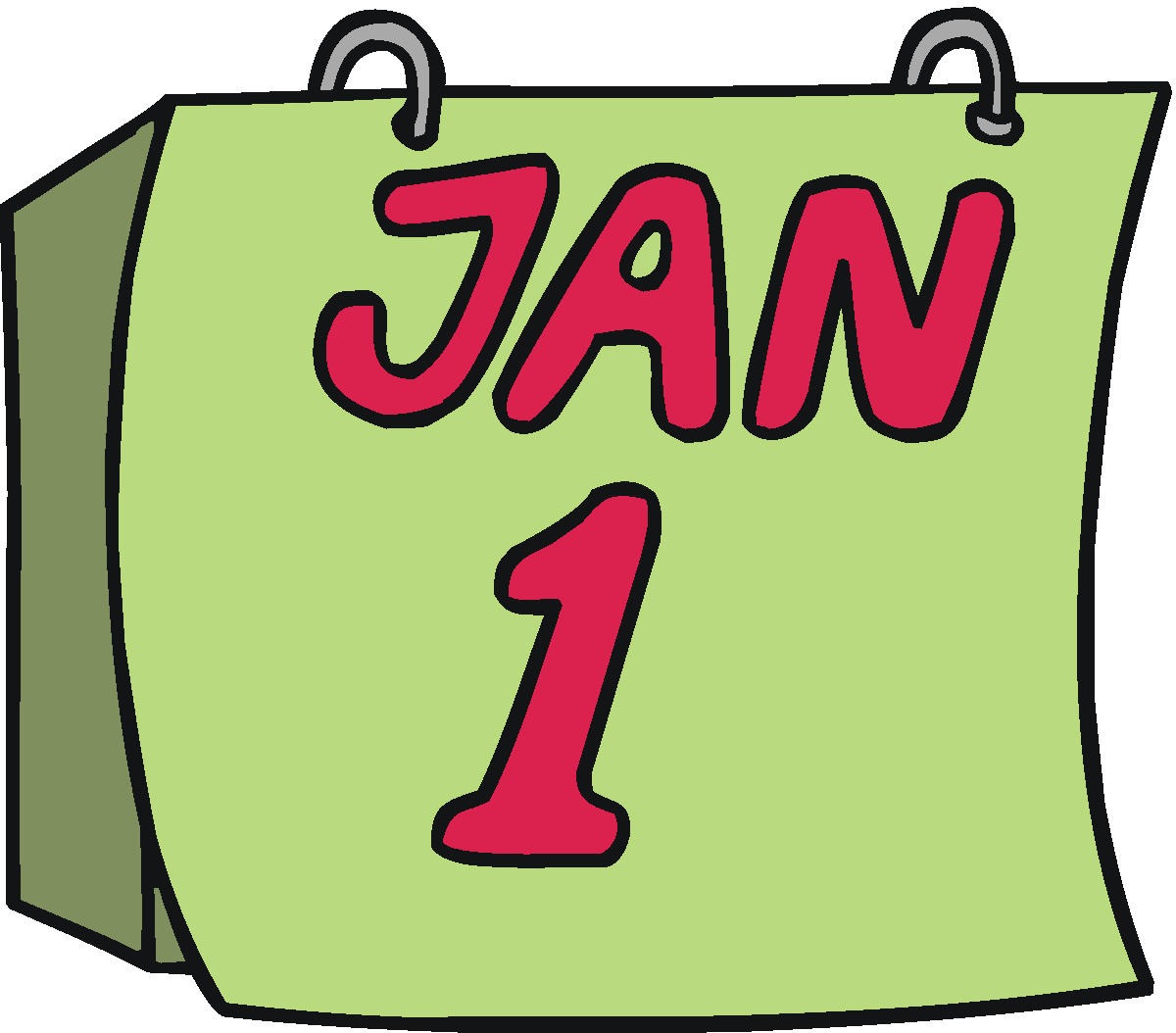 january clipart first