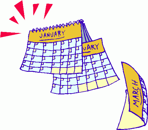 calendar clipart animated