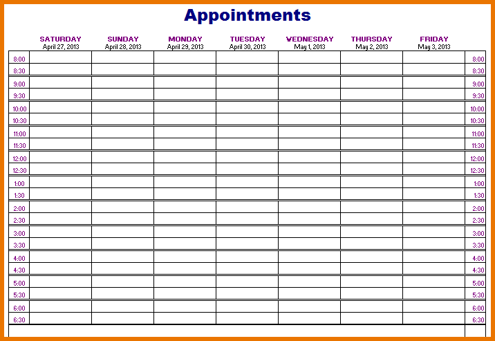 schedule clipart appointment book