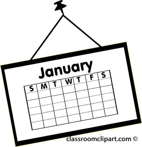 calendar clipart classroom
